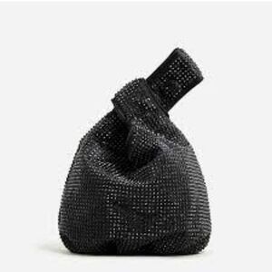 J.CREW SANTORINI CRYSTAL PULL-THROUGH BAG, NWT.